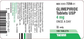 Generic Amaryl 4mg 30 Tabs, Glimepiride